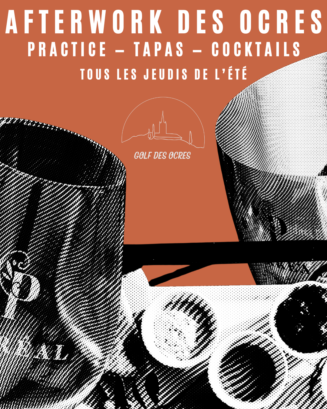 Afterwork des Ocres, tous les jeudis de l'été au Golf des Ocres dans le Luberon à Villars, Vaucluse.