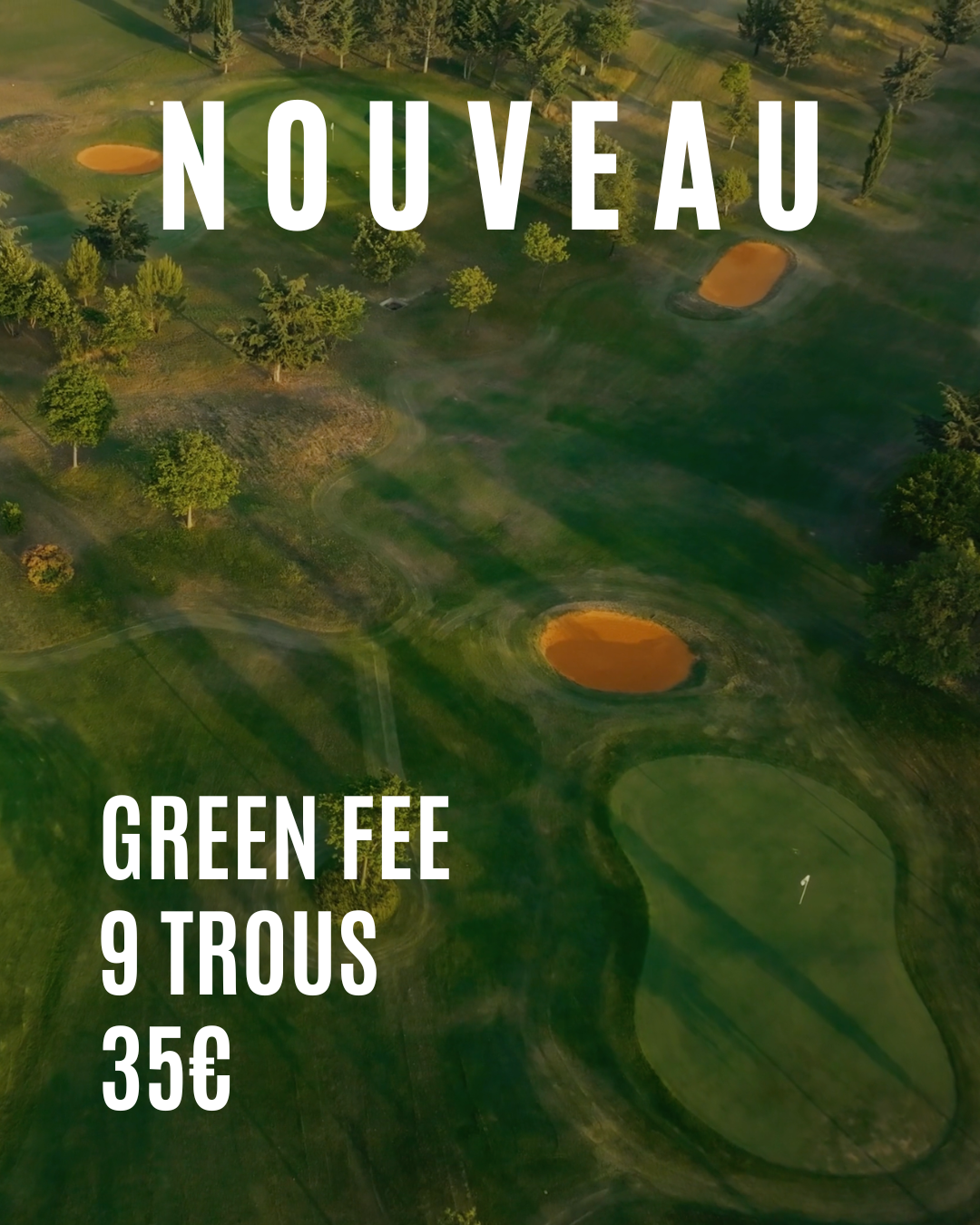 Tarifs 2026 du Golf des Ocres à Villars, Luberon, dans le Vaucluse. Tarifs valides à compter du 1er juillet.